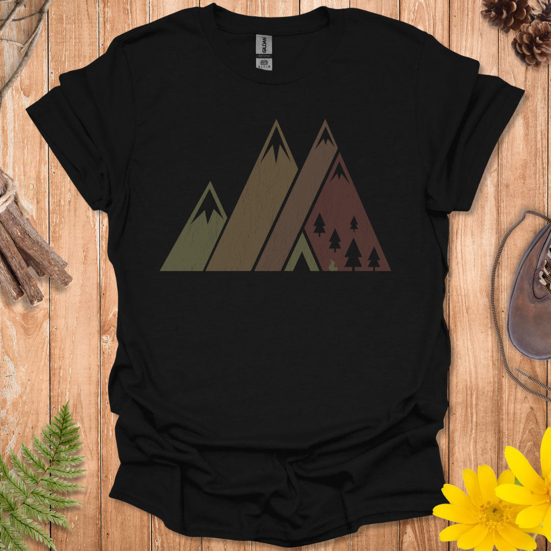 Geometric Mountains T-Shirt