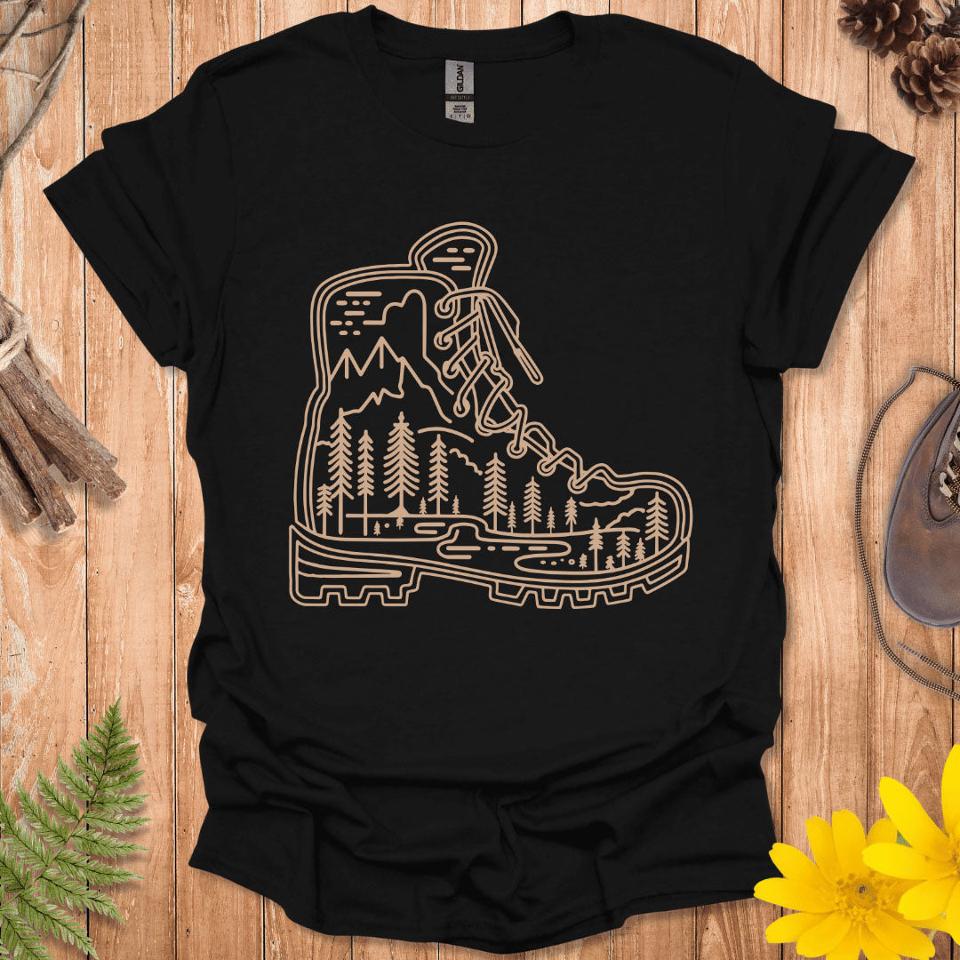 Hiking Boot Nature T-Shirt