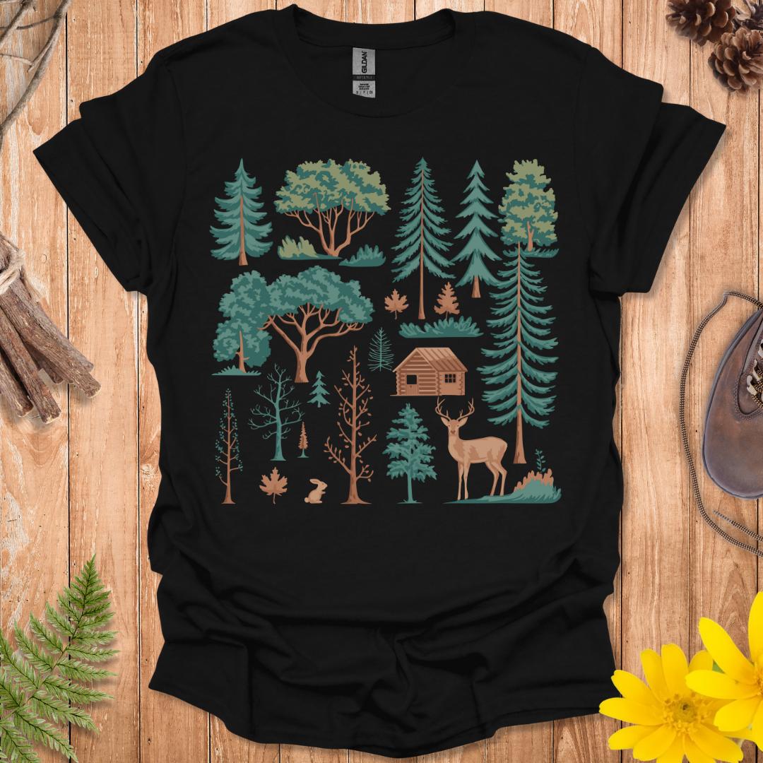 Deer In The Woods T-Shirt