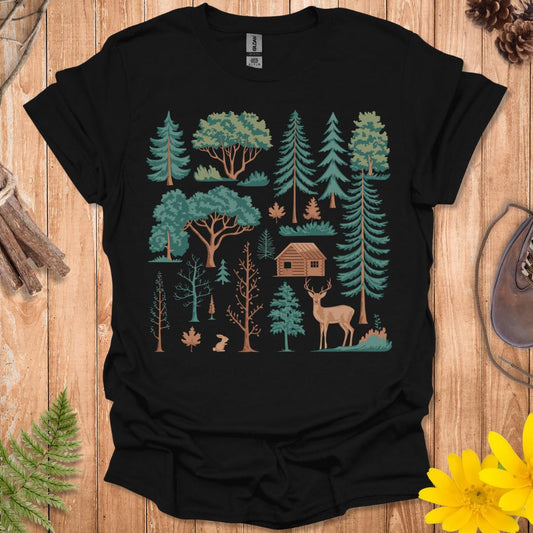 Deer In The Woods T-Shirt
