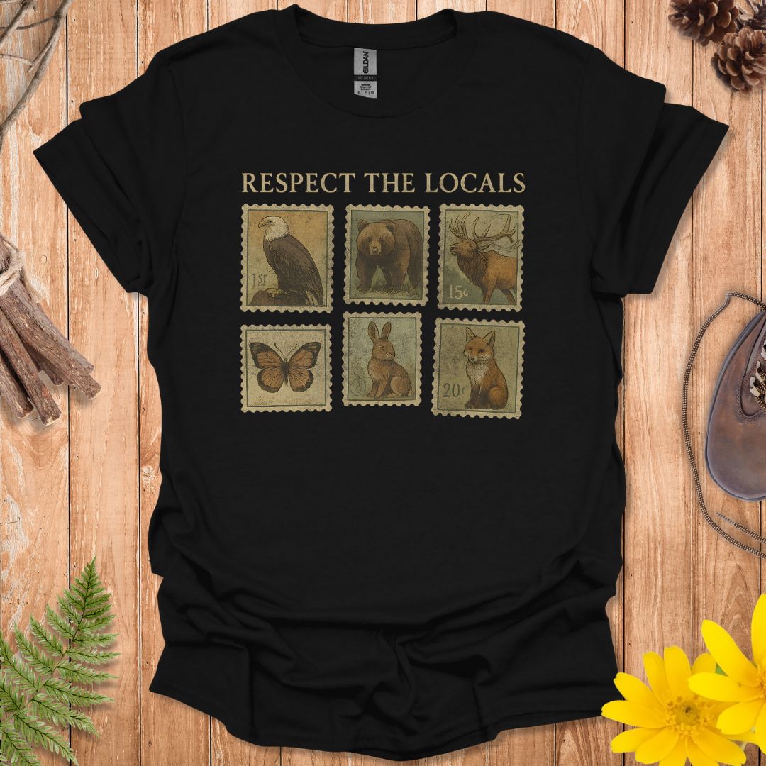 Respect The Locals Stamp T-Shirt