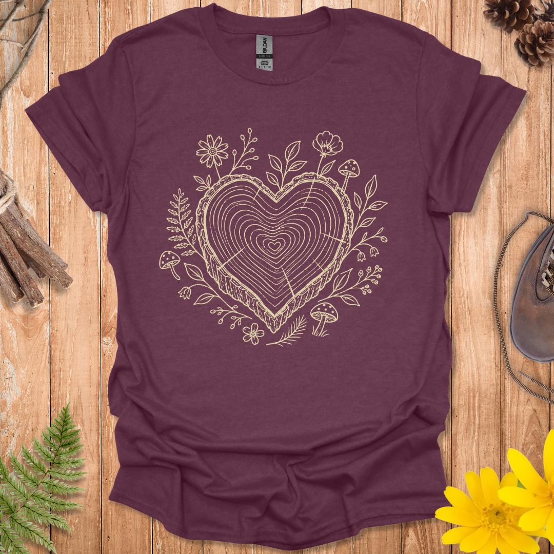 Log Heart T-Shirt