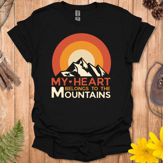 Heart Belongs To The Mountains T-Shirt