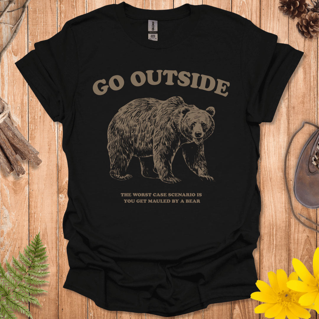 Go Outside Bear T-Shirt