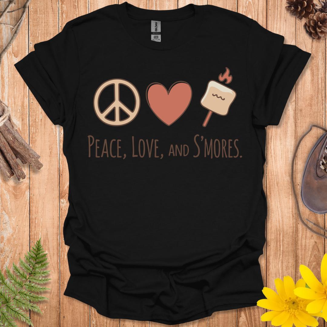 Peace Love And S'mores T-Shirt