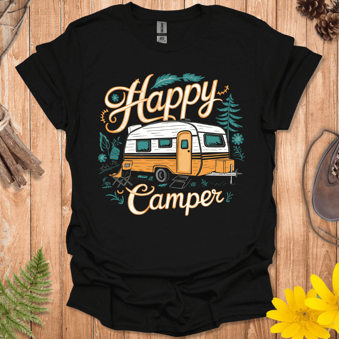 Happy Camper Trailer T-Shirt