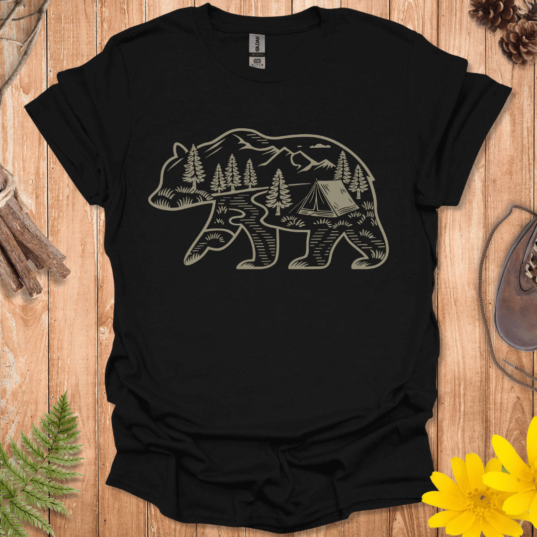 Camping Bear T-Shirt