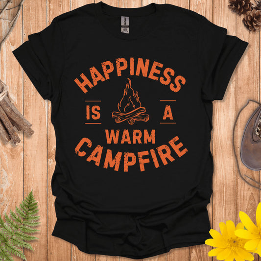 Happiness Is A Warm Campfire T-Shirt