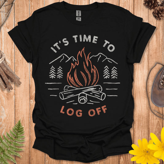 It's Time To Log Off T-Shirt
