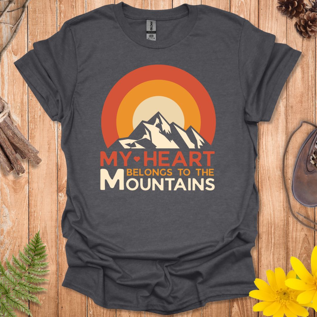 Heart Belongs To The Mountains T-Shirt