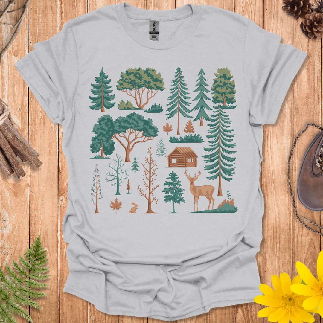 Deer In The Woods T-Shirt