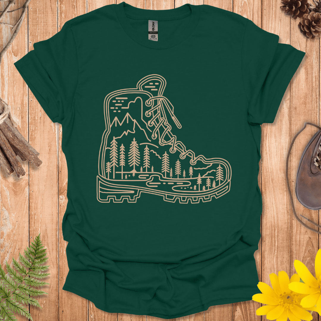 Hiking Boot Nature T-Shirt