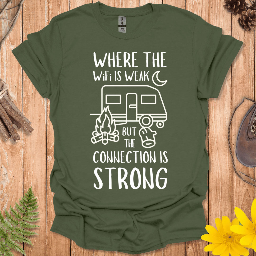 Where The Wifi Is Weak T-Shirt