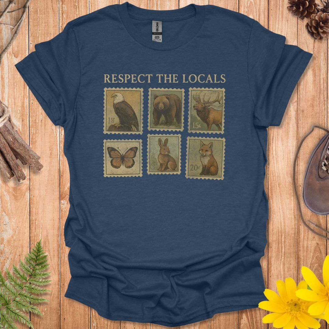Respect The Locals Stamp T-Shirt