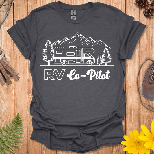 RV Co-Pilot Line Art T-Shirt