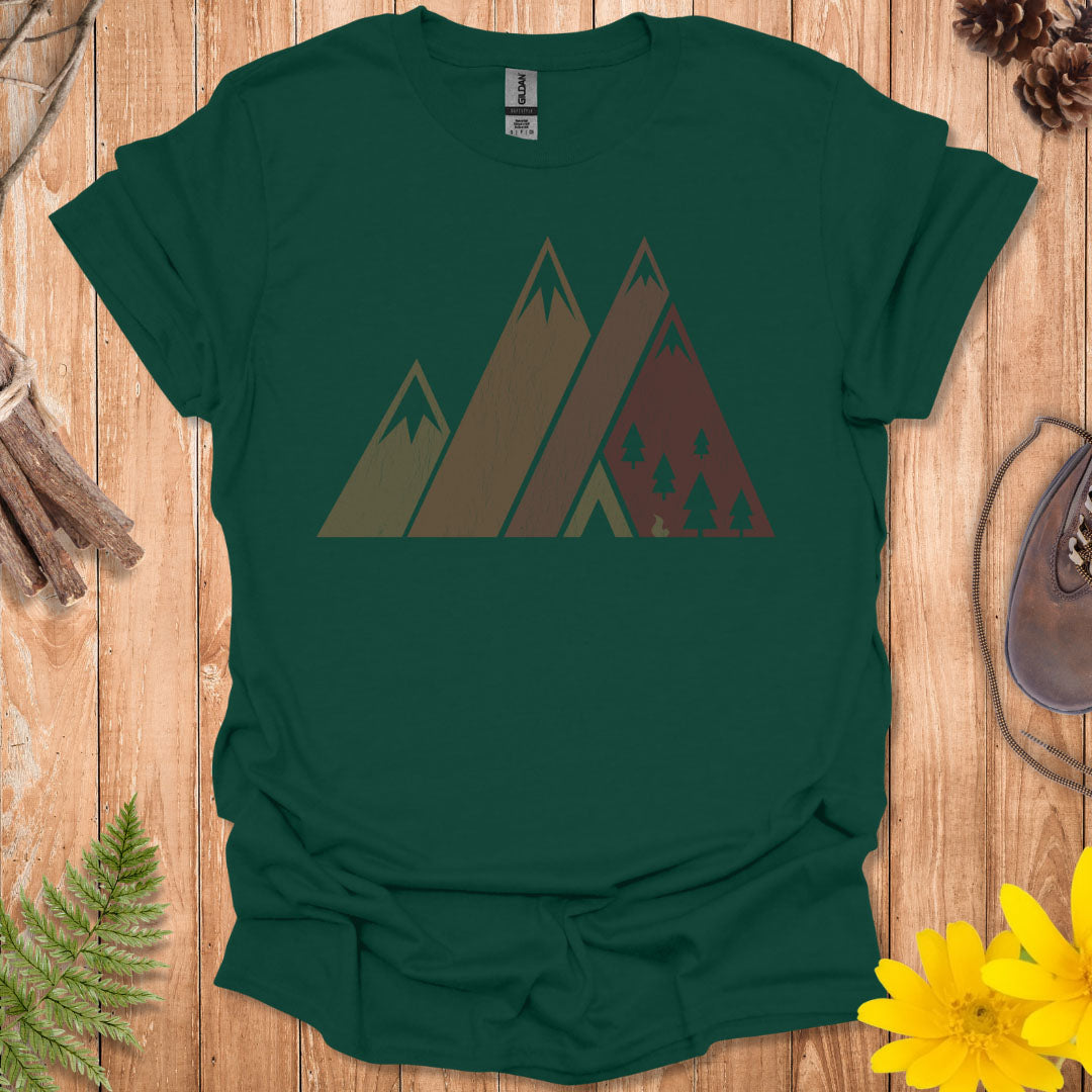 Geometric Mountains T-Shirt