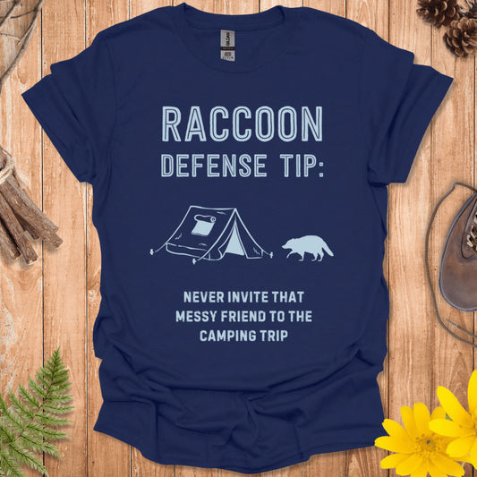 Raccoon Defense Tip T-Shirt