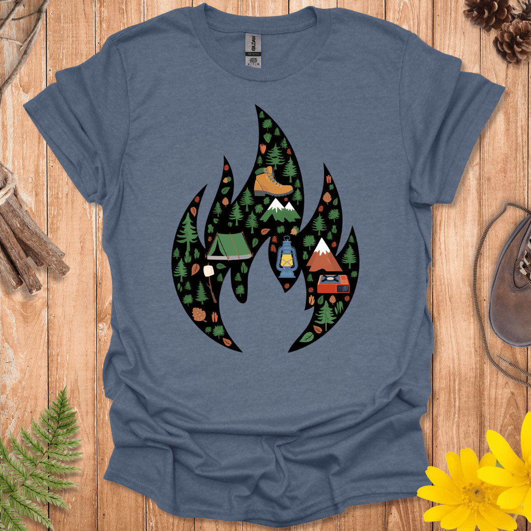 Camping Flame T-Shirt
