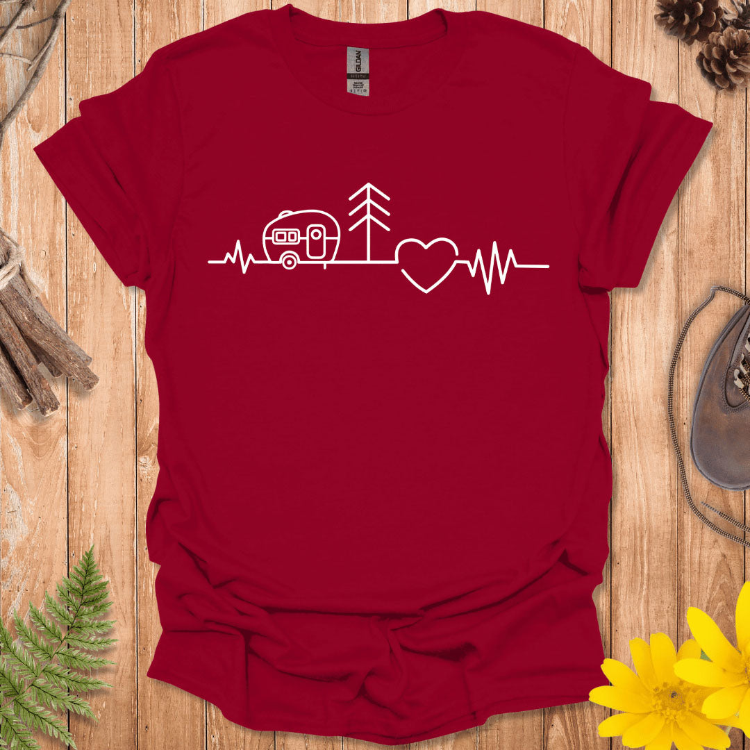 Camper Heartbeat T-Shirt