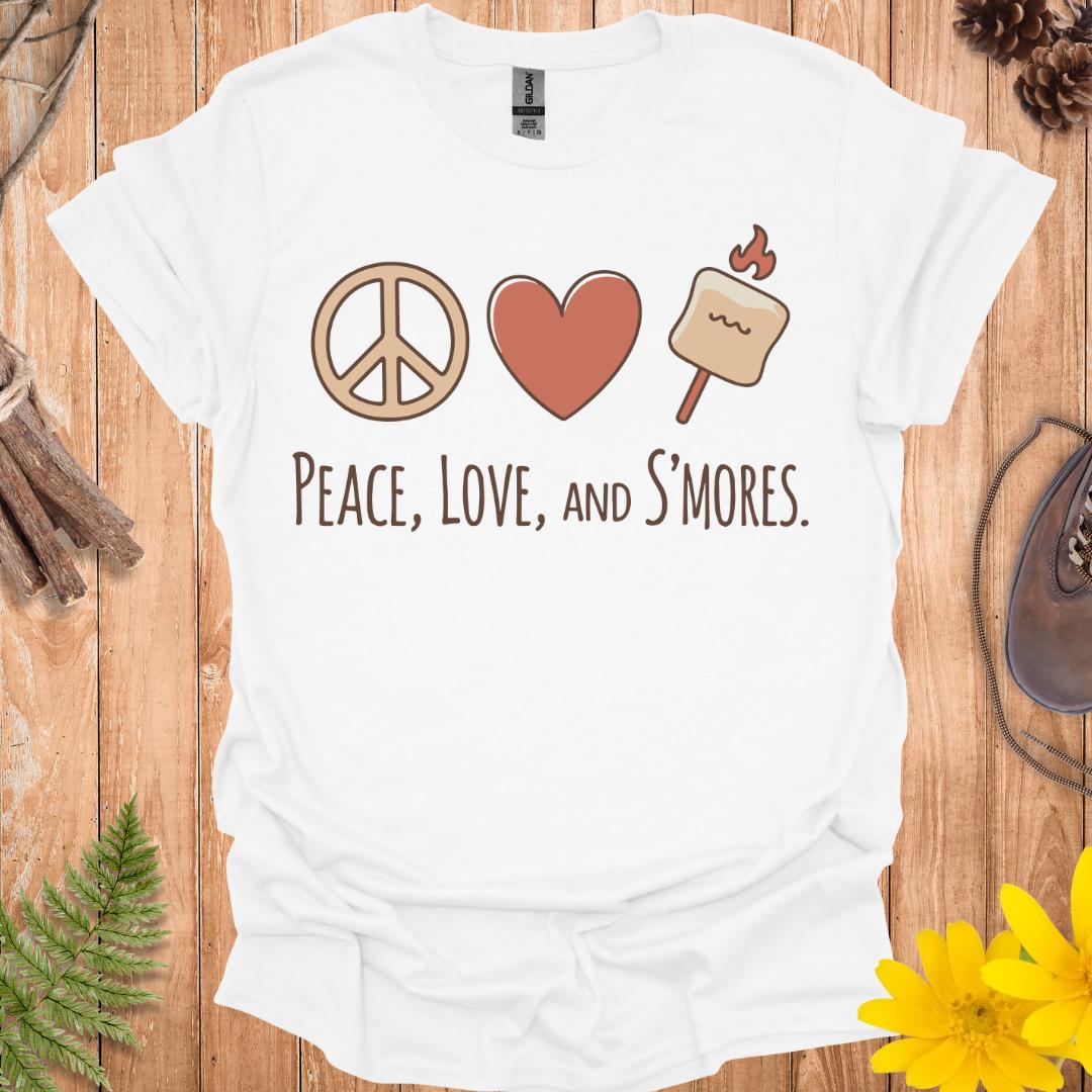 Peace Love And S'mores T-Shirt