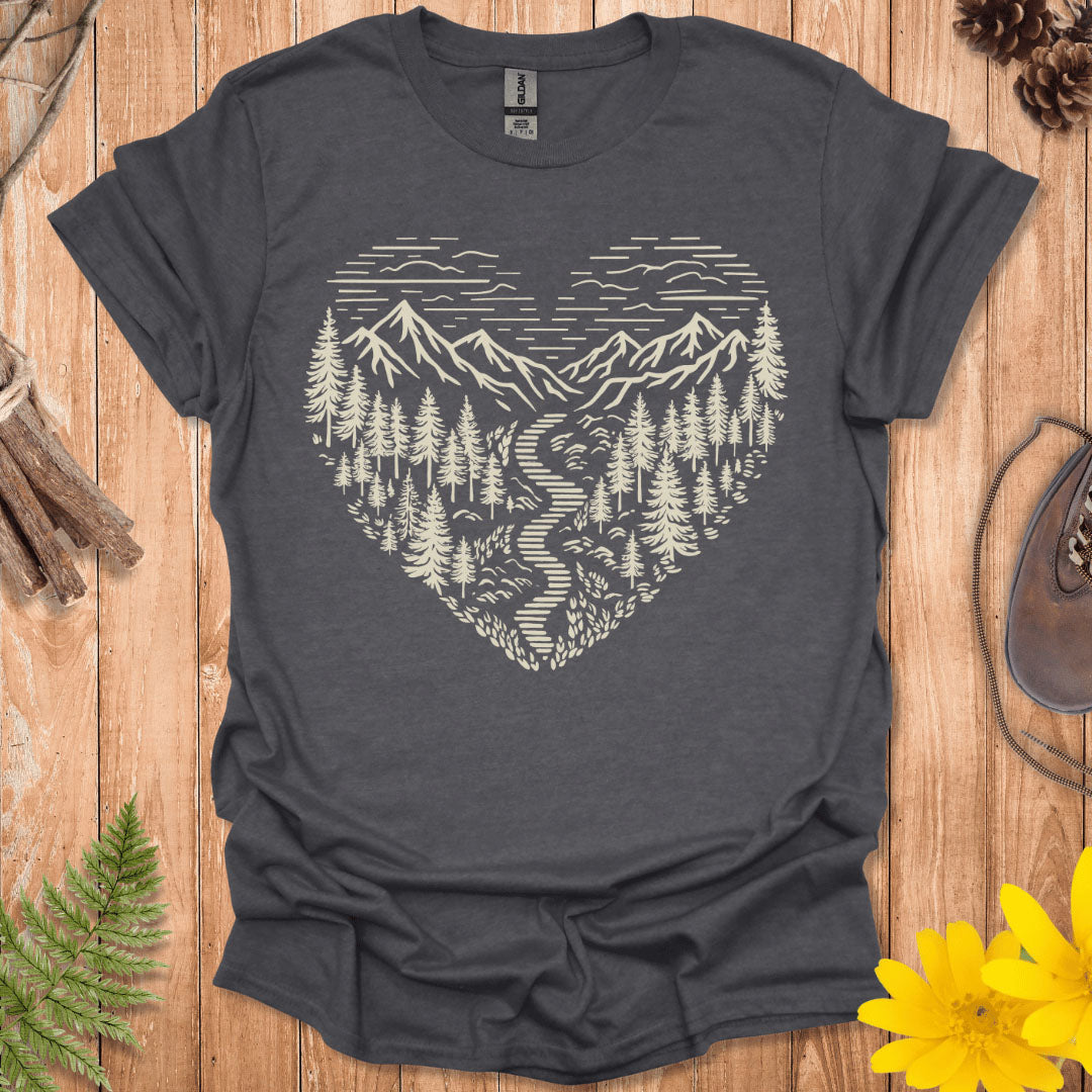 Nature Lover Heart T-Shirt