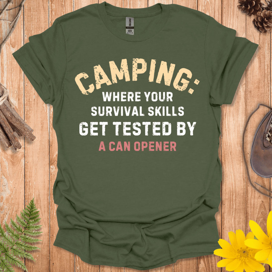 Camping Survival Skills T-Shirt