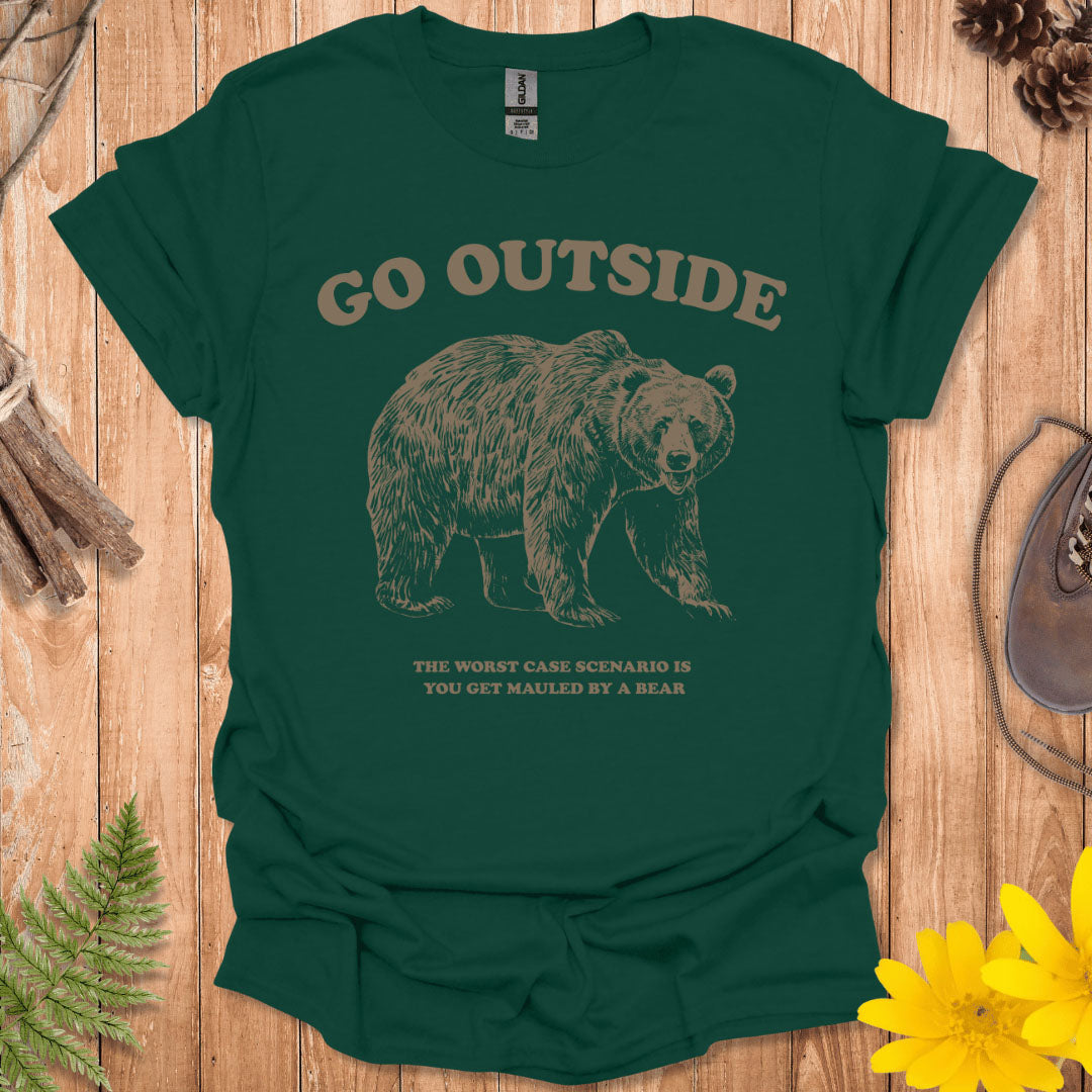 Go Outside Bear T-Shirt