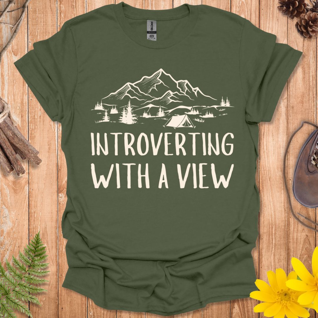 Introverting With A View T-Shirt