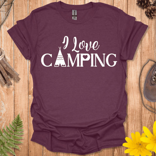 I Love Camping T-Shirt