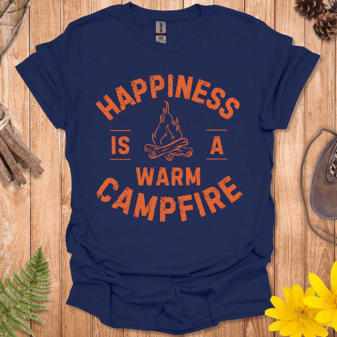 Happiness Is A Warm Campfire T-Shirt