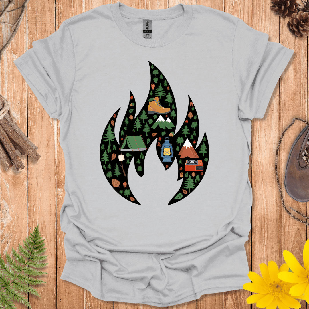 Camping Flame T-Shirt