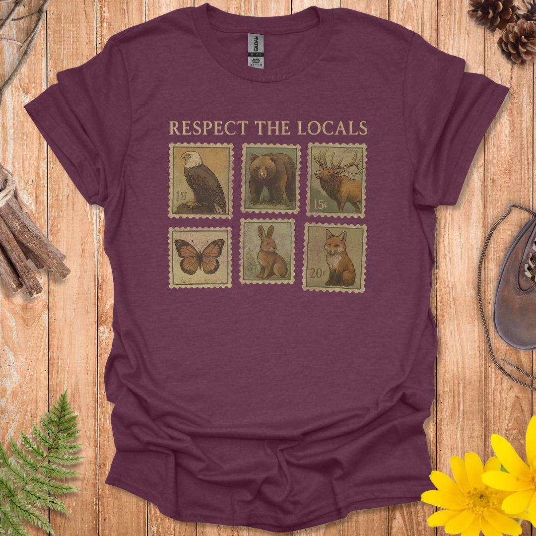 Respect The Locals Stamp T-Shirt
