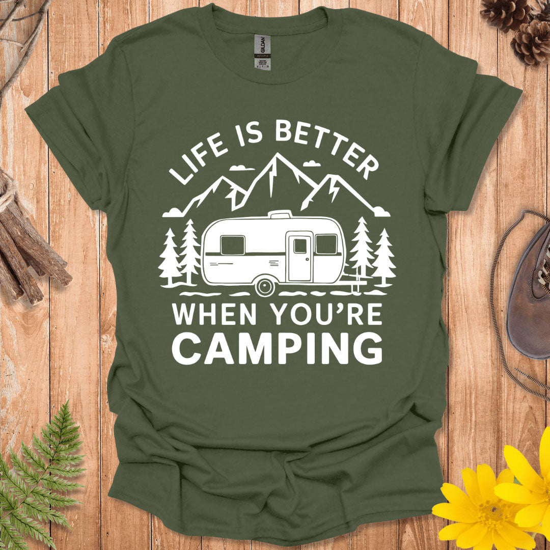 Life Is Better Trailer T-Shirt