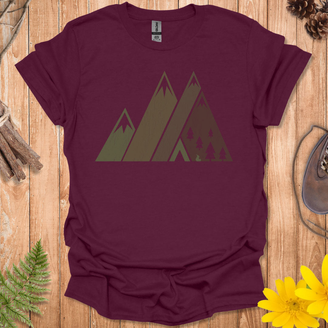 Geometric Mountains T-Shirt