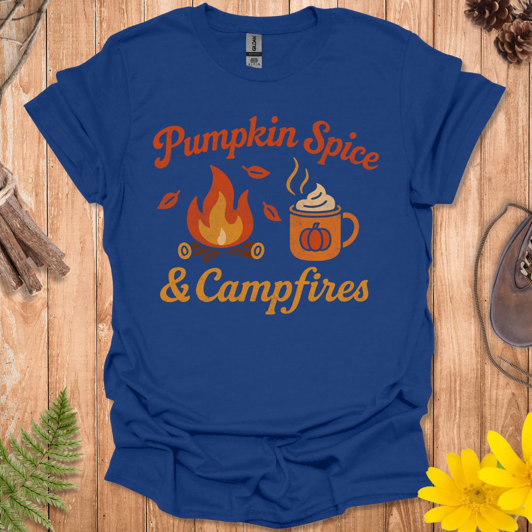 Pumpkin Spice And Campfires T-Shirt