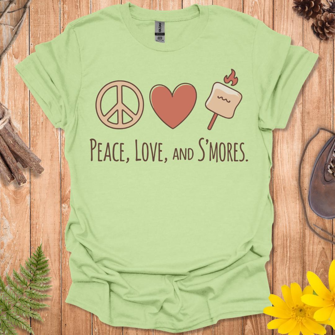 Peace Love And S'mores T-Shirt