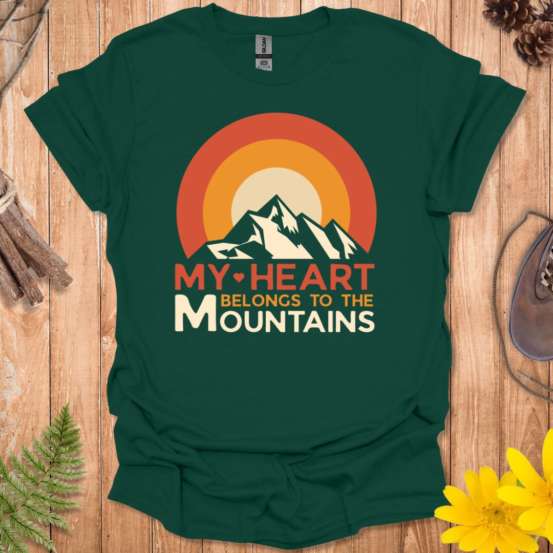 Heart Belongs To The Mountains T-Shirt
