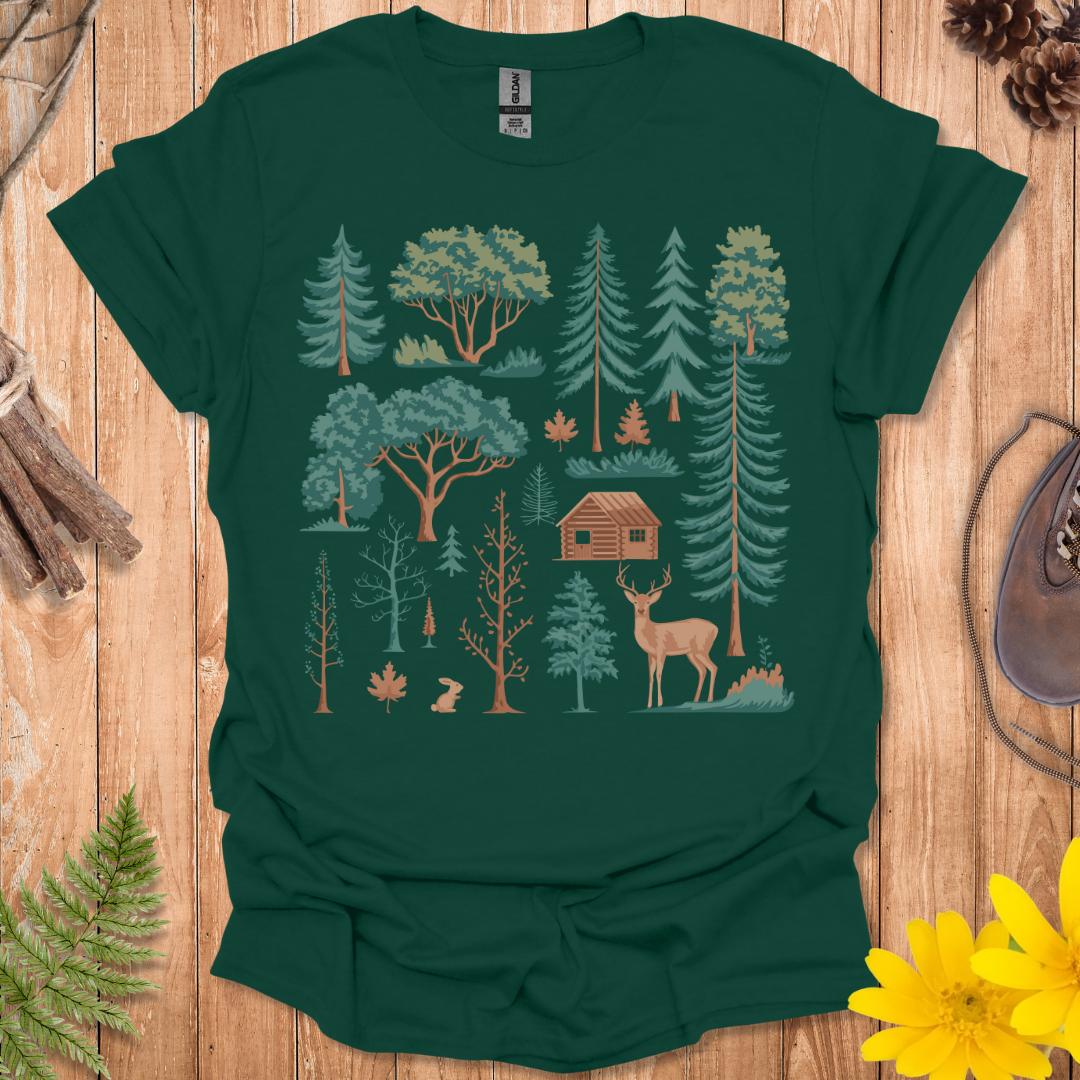 Deer In The Woods T-Shirt