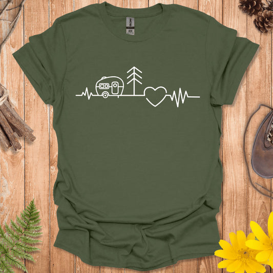 Camper Heartbeat T-Shirt
