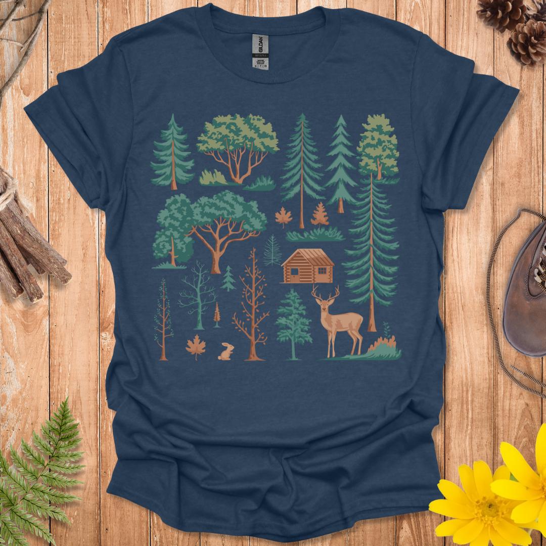Deer In The Woods T-Shirt