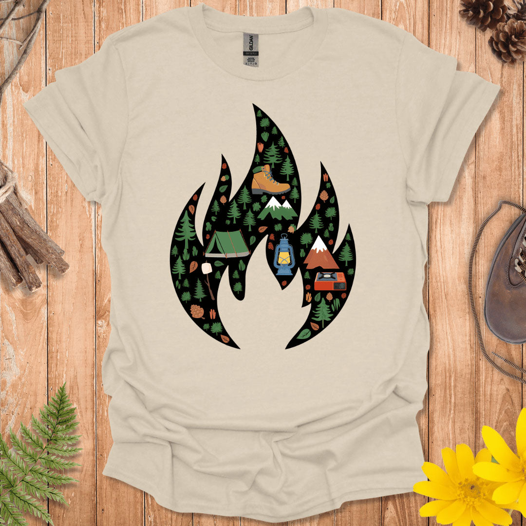 Camping Flame T-Shirt