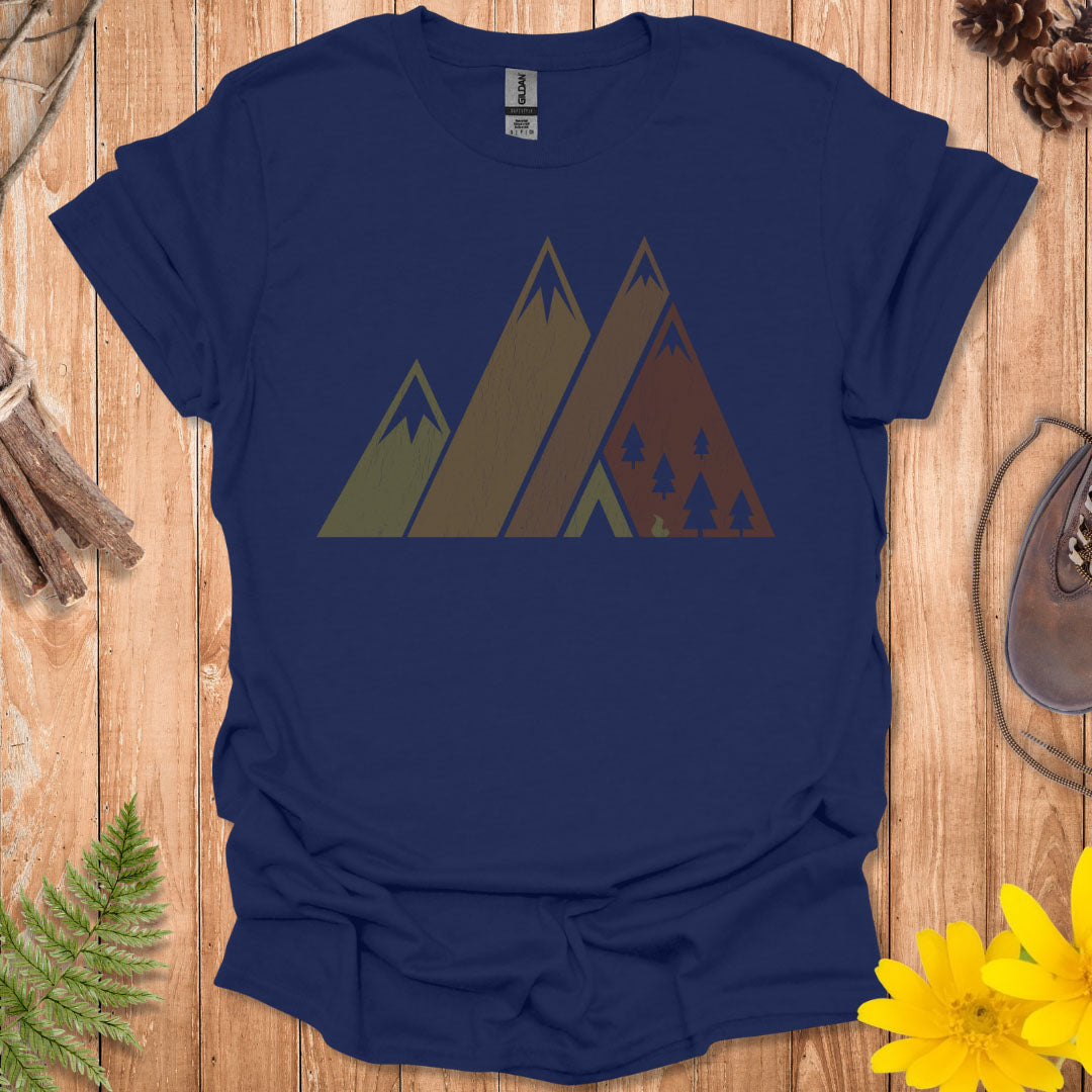 Geometric Mountains T-Shirt