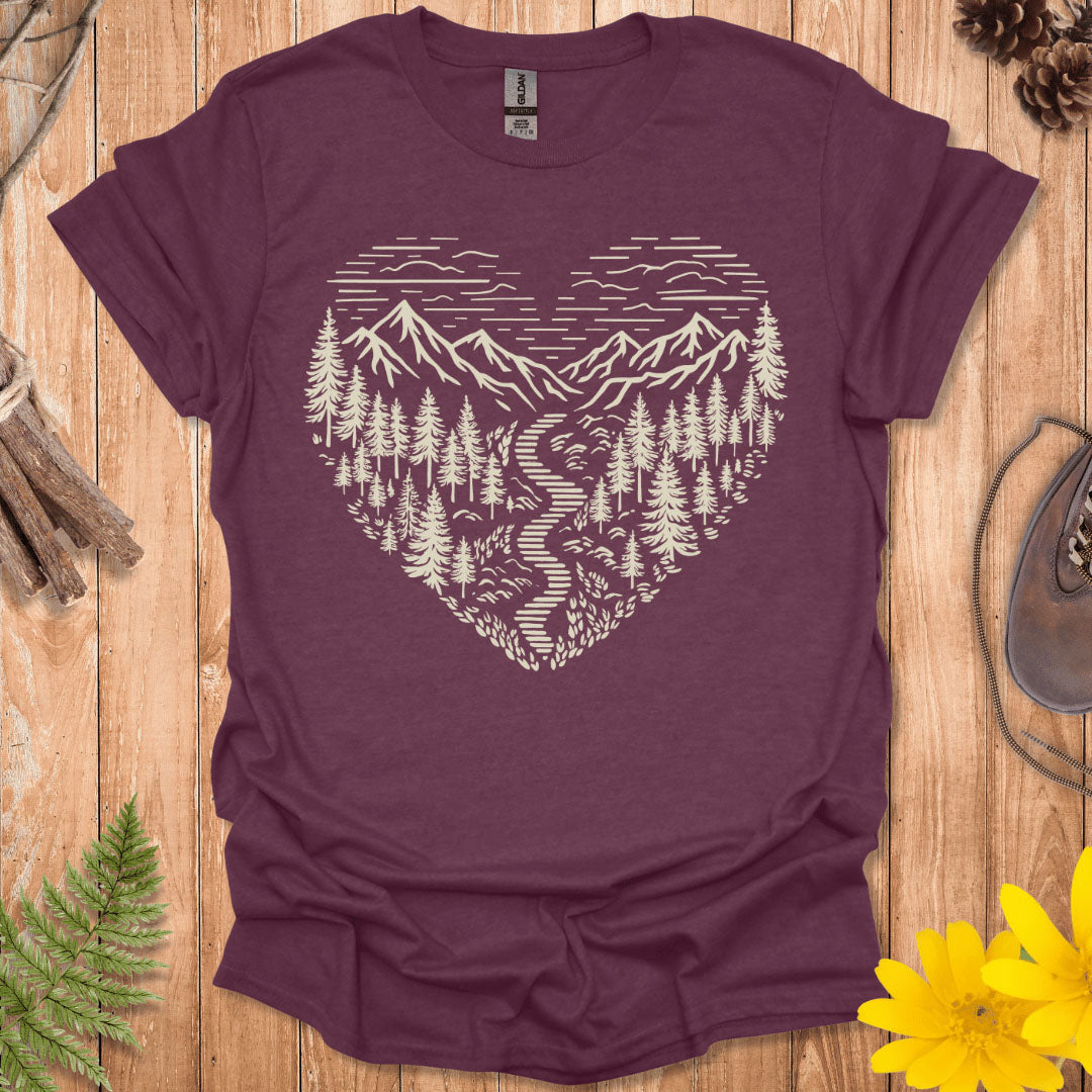 Nature Lover Heart T-Shirt
