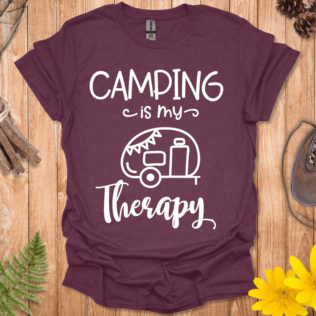 Camping Is My Therapy T-Shirt