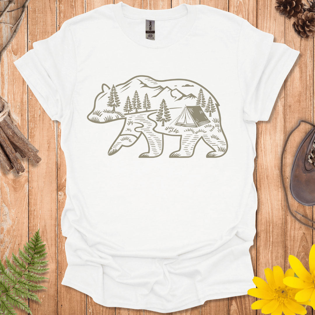 Camping Bear T-Shirt