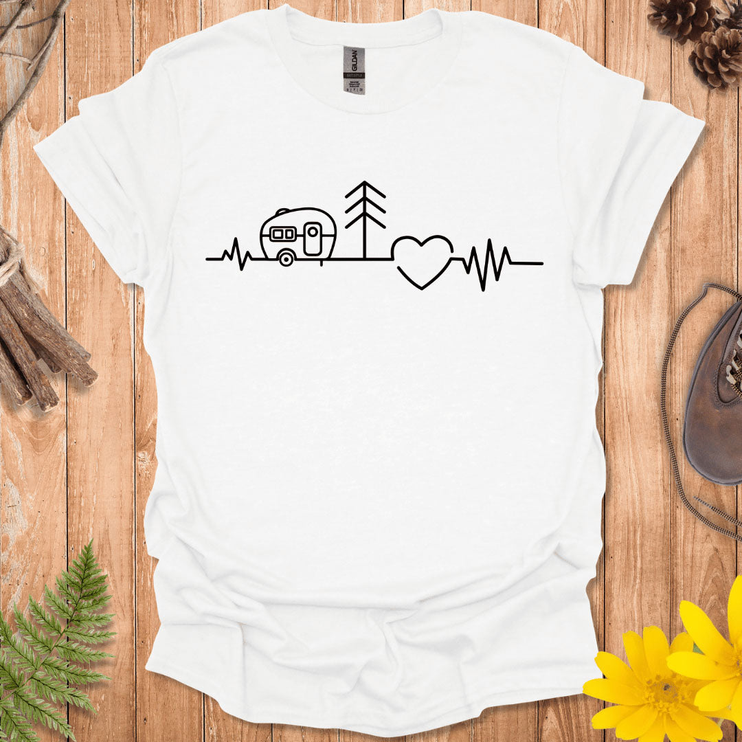 Camper Heartbeat T-Shirt
