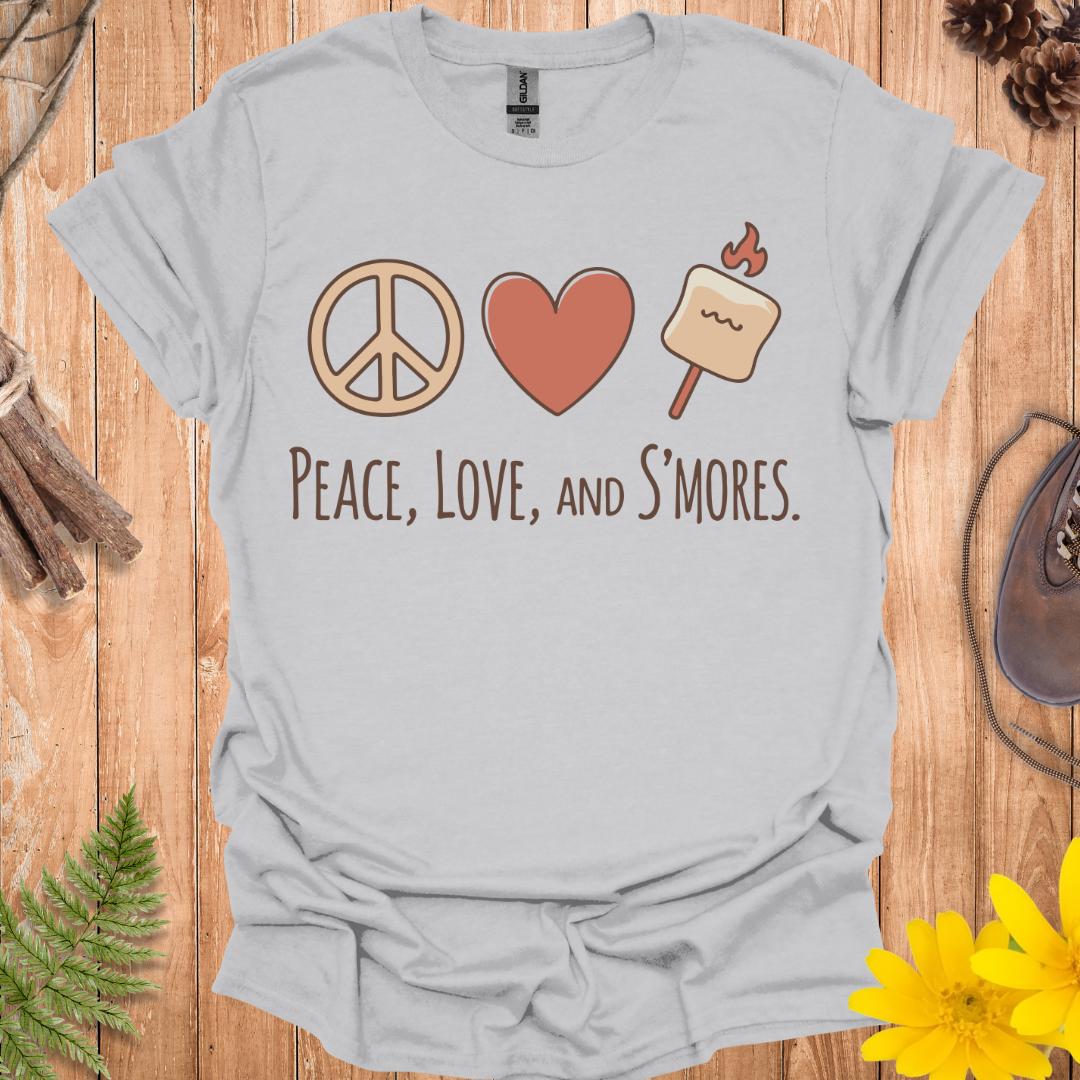 Peace Love And S'mores T-Shirt