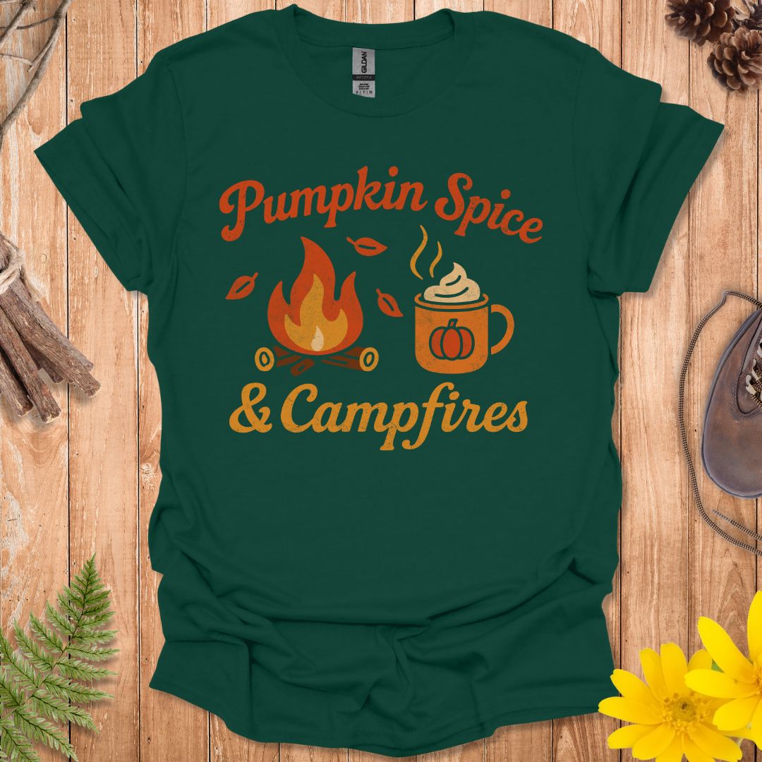 Pumpkin Spice And Campfires T-Shirt