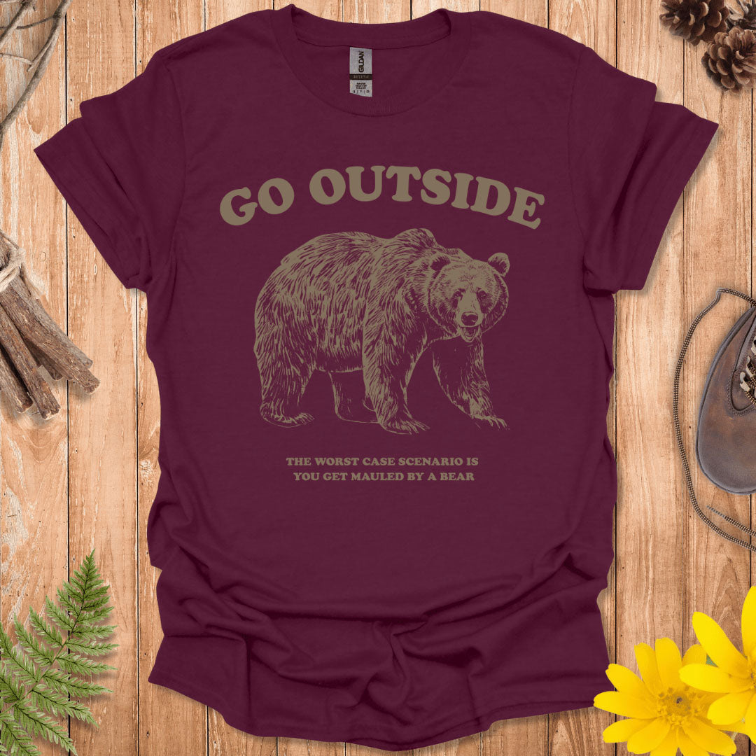 Go Outside Bear T-Shirt