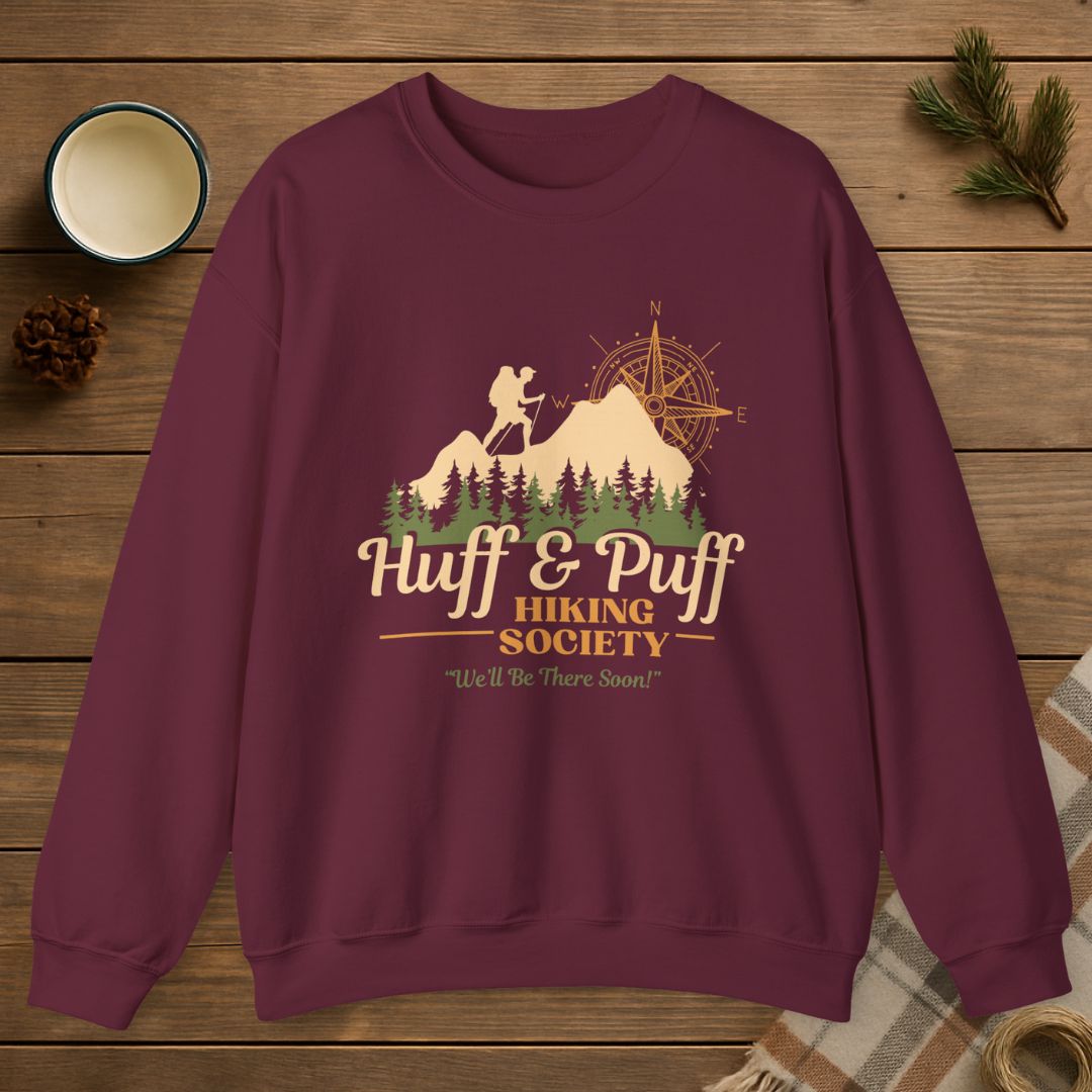 Huff And Puff Hiking Society Sweatshirt